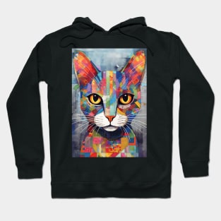 Abstract Cat 2 Hoodie